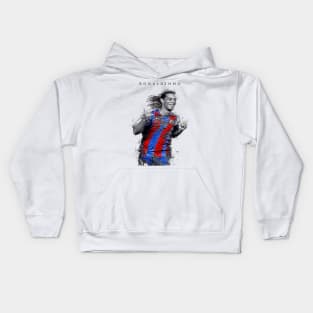 Ronaldinho in abstract art Kids Hoodie